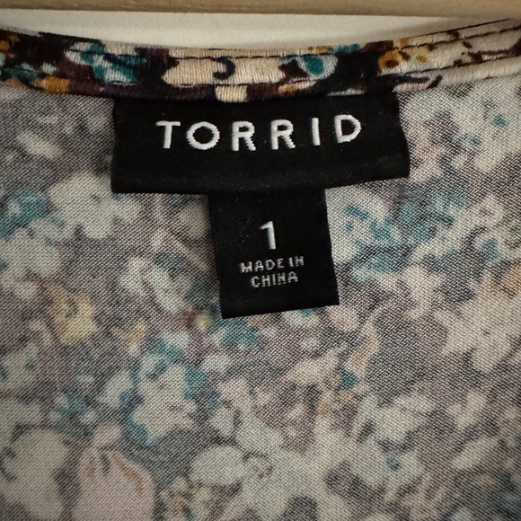 Torrid Mini Studio Knit Surplice Tiered Dress - Picture 6 of 6